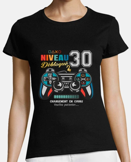 T-shirt livello 30 sbloccato - compleanno del g