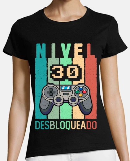 T-shirt livello 30 sbloccato 30esimo compleanno 30 anni giocatore