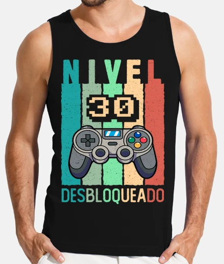 T-shirt livello 30 sbloccato 30esimo compleanno 30 anni giocatore