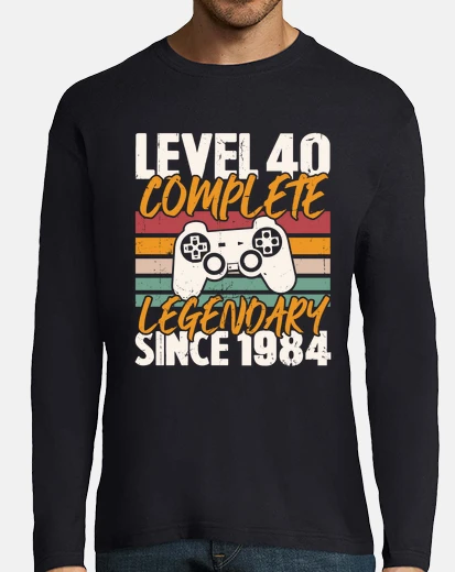 T-shirt livello 40 anni 1984 compleanno del gio