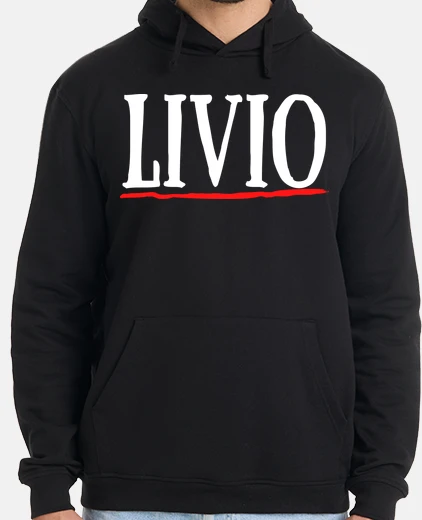 Sudadera livio first name red line