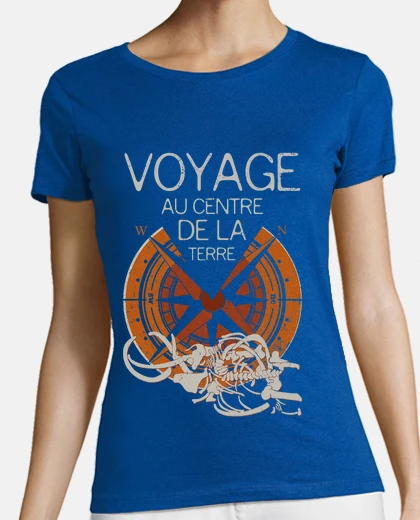 Tee-shirt livres classiques - jules verne