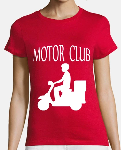 Tee-shirt livreur sur moto