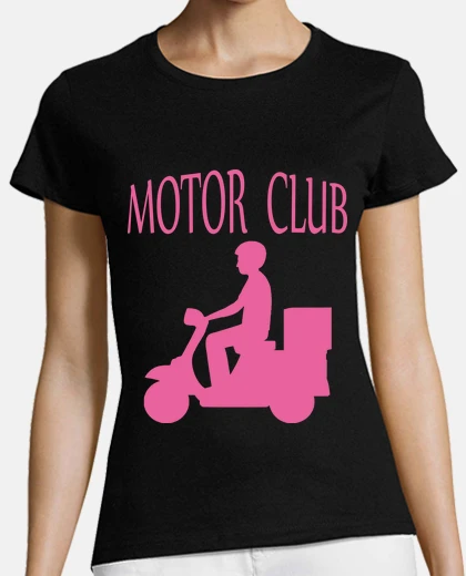 Tee-shirt livreur sur moto