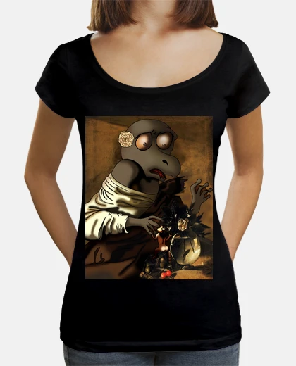 T-shirt lizard bitten by child