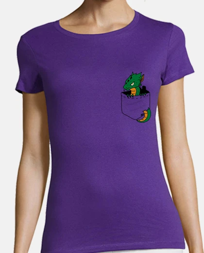 T-shirt lizard woman