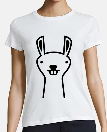 Tee-shirt llama visage comique