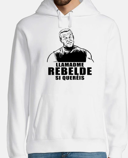Sudadera Llamadme rebelde si quereis