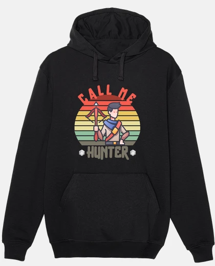 Sudadera llámame cazador rpg larp juego de rol