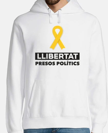 Sudadera Llibertat presos polítics llaç