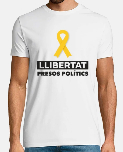 Camiseta Llibertat presos polítics llaç