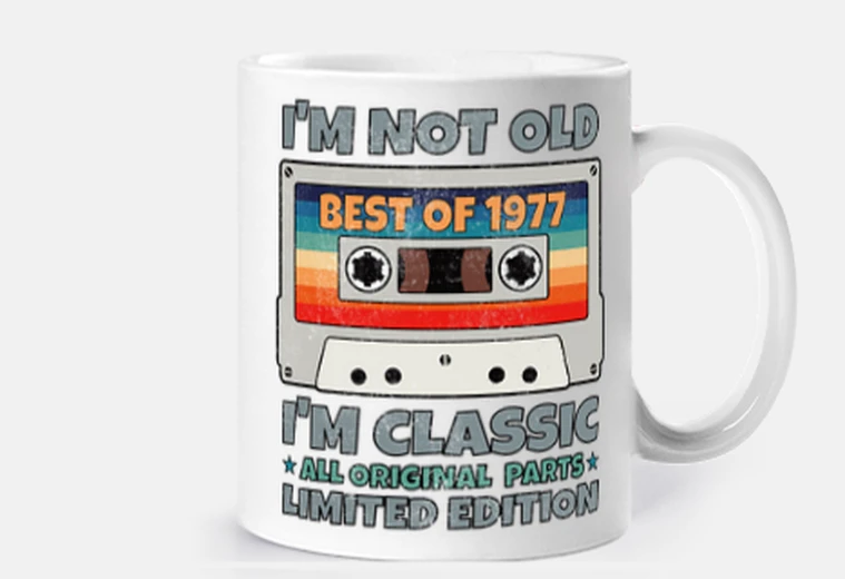 Taza Lo mejor de 1977 regalo de edición limi