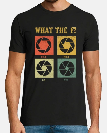 Camiseta lo que la fotografía de la cámara f