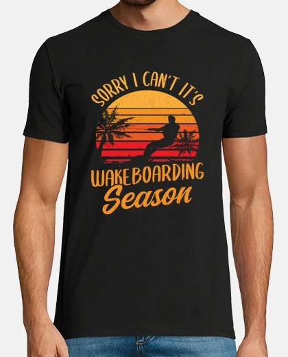 Camiseta lo siento, no puedo, es la temporada de wakeboard wakeboard