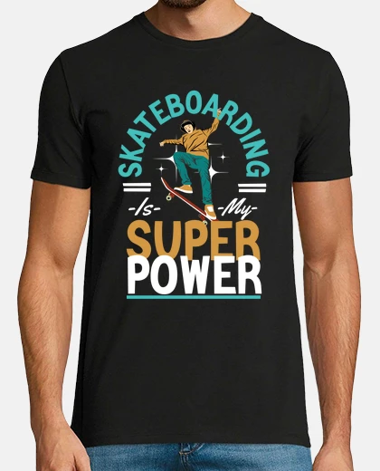 T-shirt lo skateboard è il mio super potere