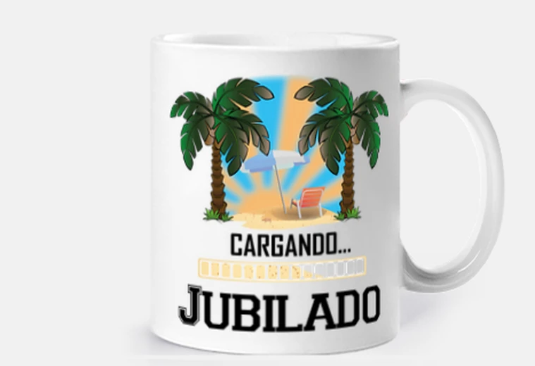 Cup loading beach landscape add your text