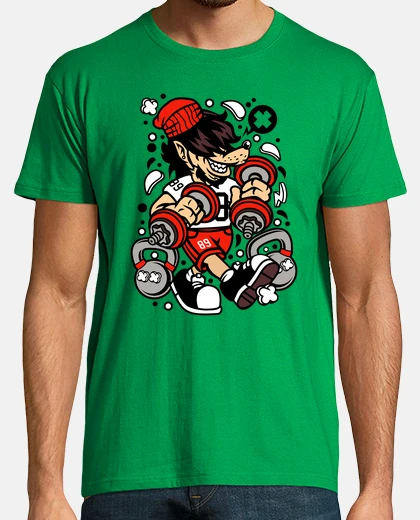 Camiseta LOBO HACIENDO PESAS