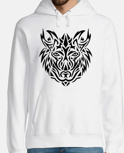 Sudadera Lobo Tribal