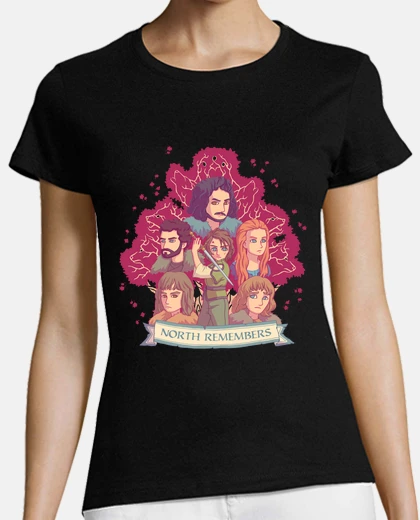 Playera Lobos Stark Arya Jon Sansa Camiseta