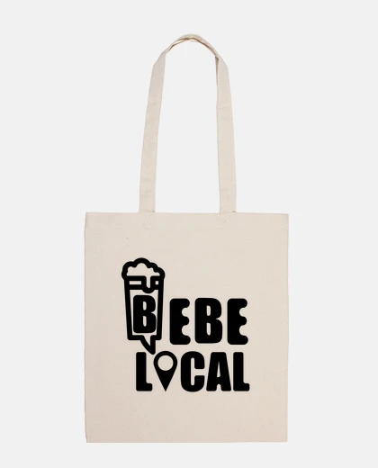 Bag local baby black letters