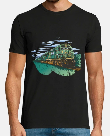 T-shirt locomotiva diesel, collezionisti di treni, personalizzabile,