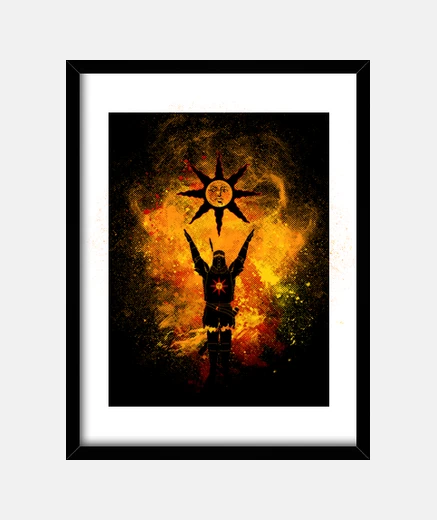 Quadro lodare il sun d'arte