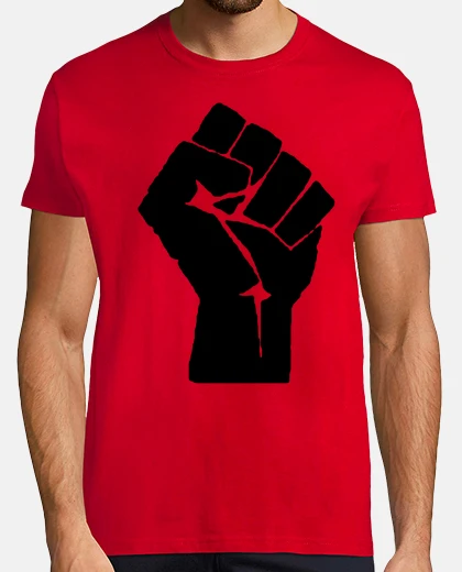 Camiseta Logo anarquista, puño