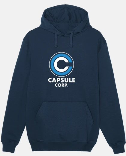 Felpa logo capsule corp