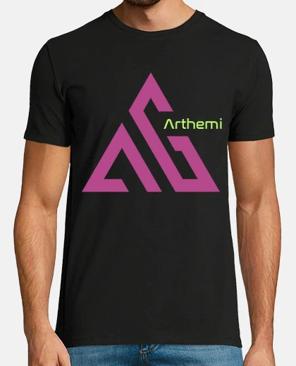 T-shirt logo in velluto