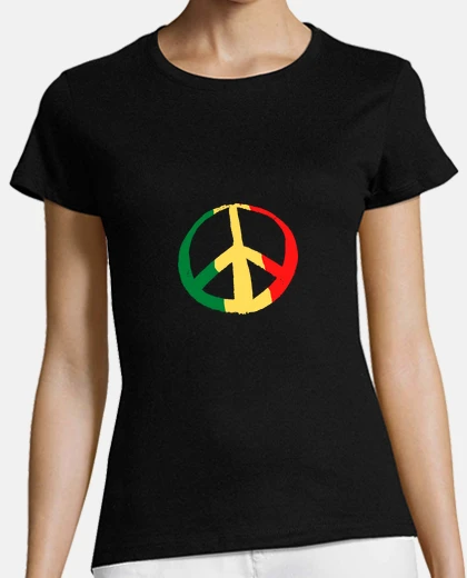 T-shirt logo rasta della pace