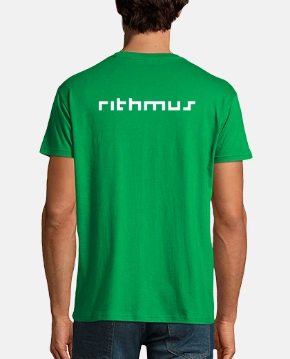 Tee-shirt logo rithmus mini 2 côtés vert