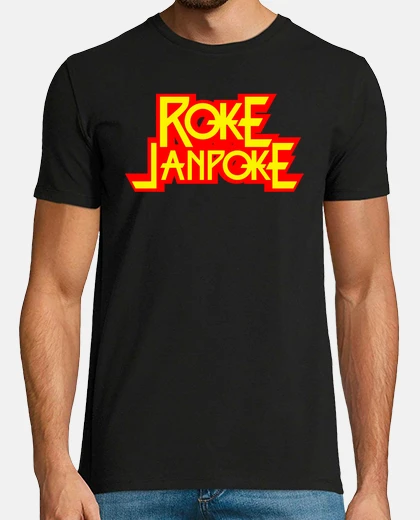 Tee-shirt logo rock roke janpoke