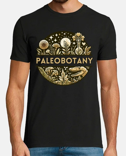 Tee-shirt logo vintage de paléobotanique