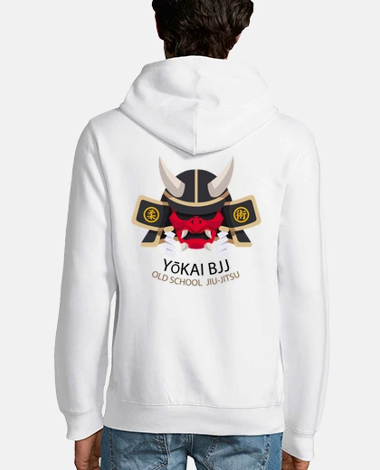 Felpa logo yokai davanti e dietro