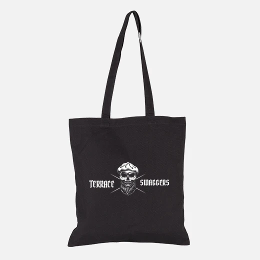 logo black fabric 