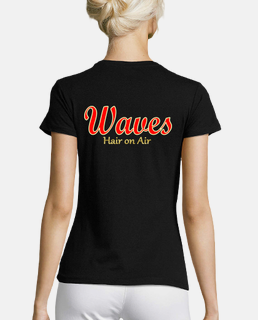 Camiseta logo de ondas en la espalda