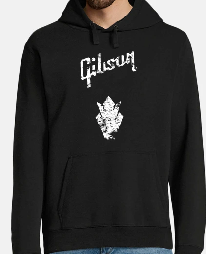 Sudadera logotipo de la corona gibson erosionado
