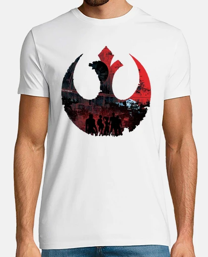 Camiseta logotipo del símbolo de la alianza rebe