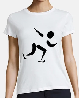 logotipo de patinaje de velocidad