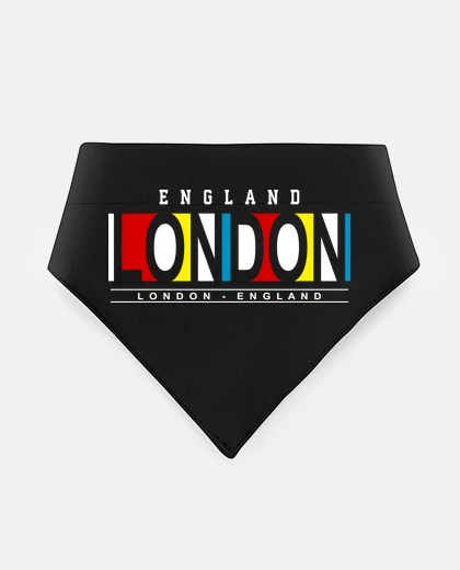 Mascotas london england mondrian style flag