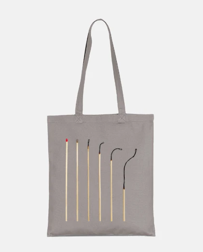 Bag long barbecue matches handbag fine arts student tote