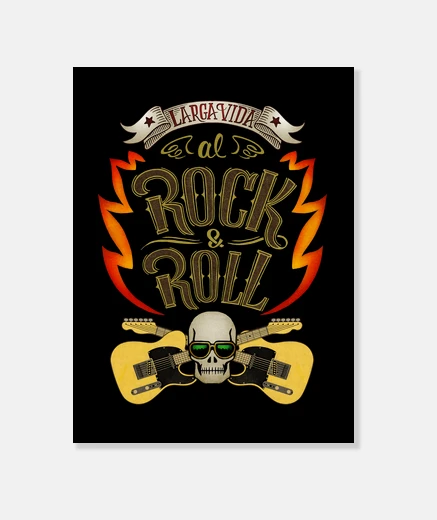 Wall long life to rock and roll