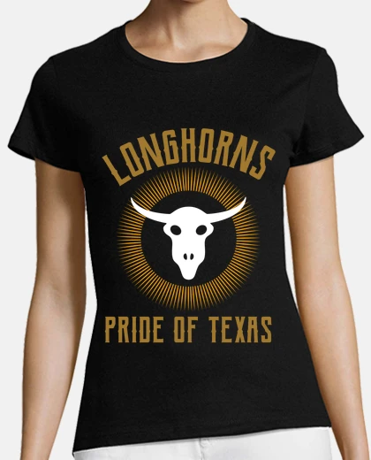 T-shirt longhorn orgoglio del texas