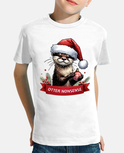 Abbigliamento lontra sciocchezze buon natale