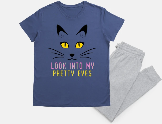 Pajama look into my pretty eyes