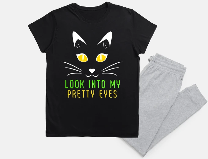 Pajama look into my pretty eyes