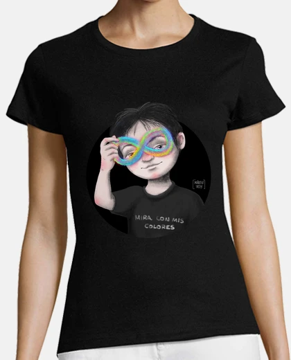 T-shirt look with my colors