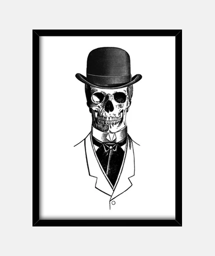 Framed lord skull