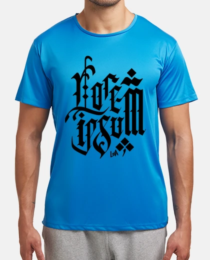 Tee-shirt lorem ipsum noir