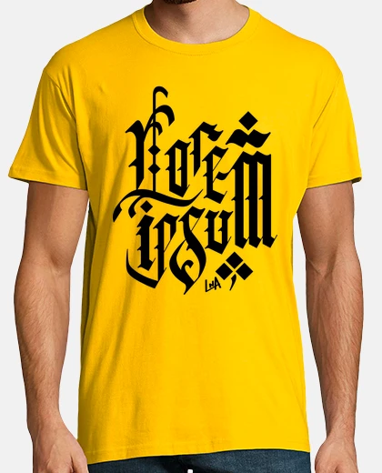 Tee-shirt lorem ipsum noir